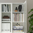 BILLY/OXBERG bookcase with panel/glass doors
