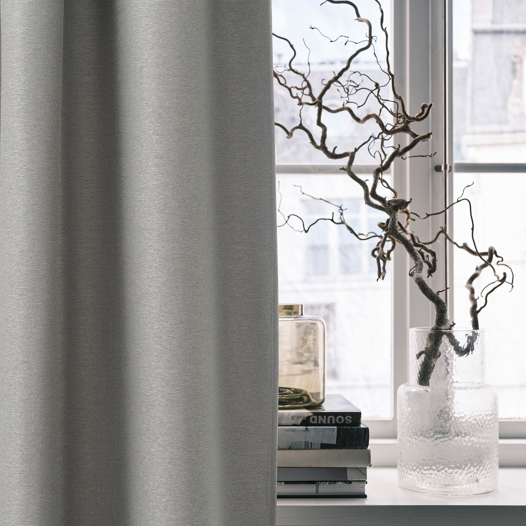 VILBORG room darkening curtains, 1 pair