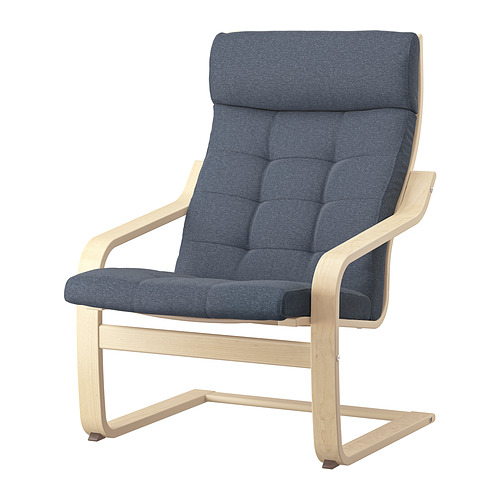 POÄNG armchair and footstool