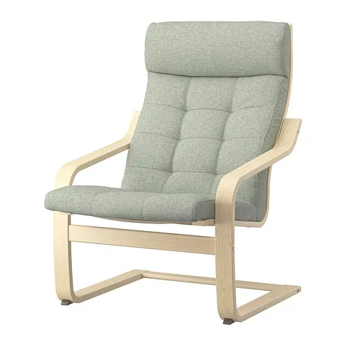 POÄNG - armchair, birch veneer/Gunnared light green | IKEA Taiwan Online - PE900869_S4