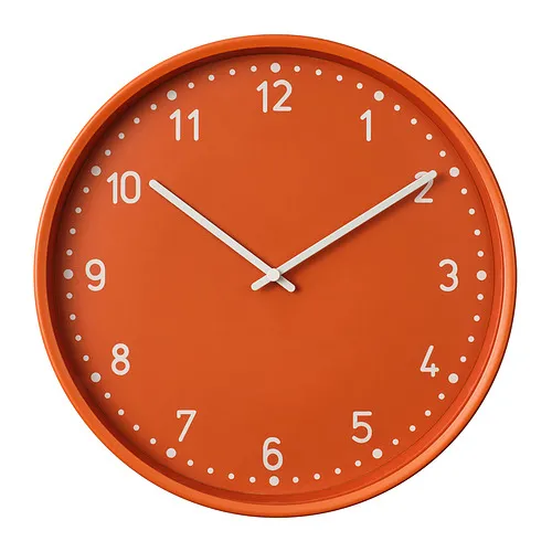 BONDIS - wall clock, orange, 38 cm | IKEA Taiwan Online - PE966015_S4