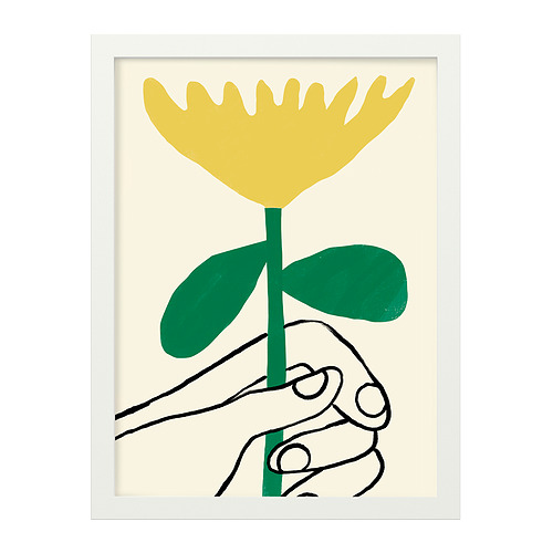RÖDALM - frame with poster, a flower for you, 30x40 cm | IKEA Taiwan Online - PE966024_S4