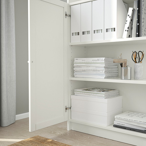 BILLY bookcase with doors