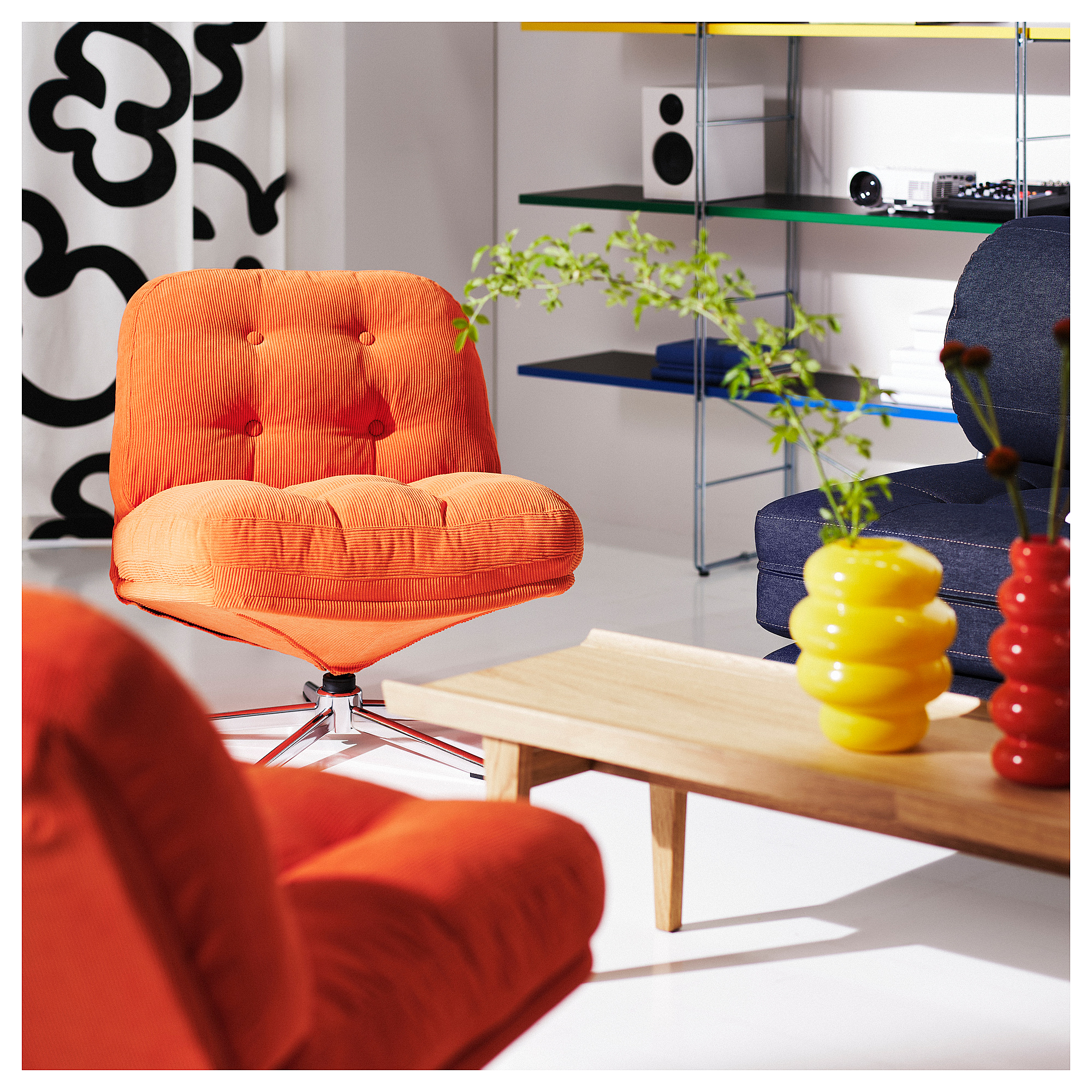 DYVLINGE swivel easy chair