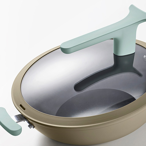 TRYCKARFISK 炒鍋附蓋