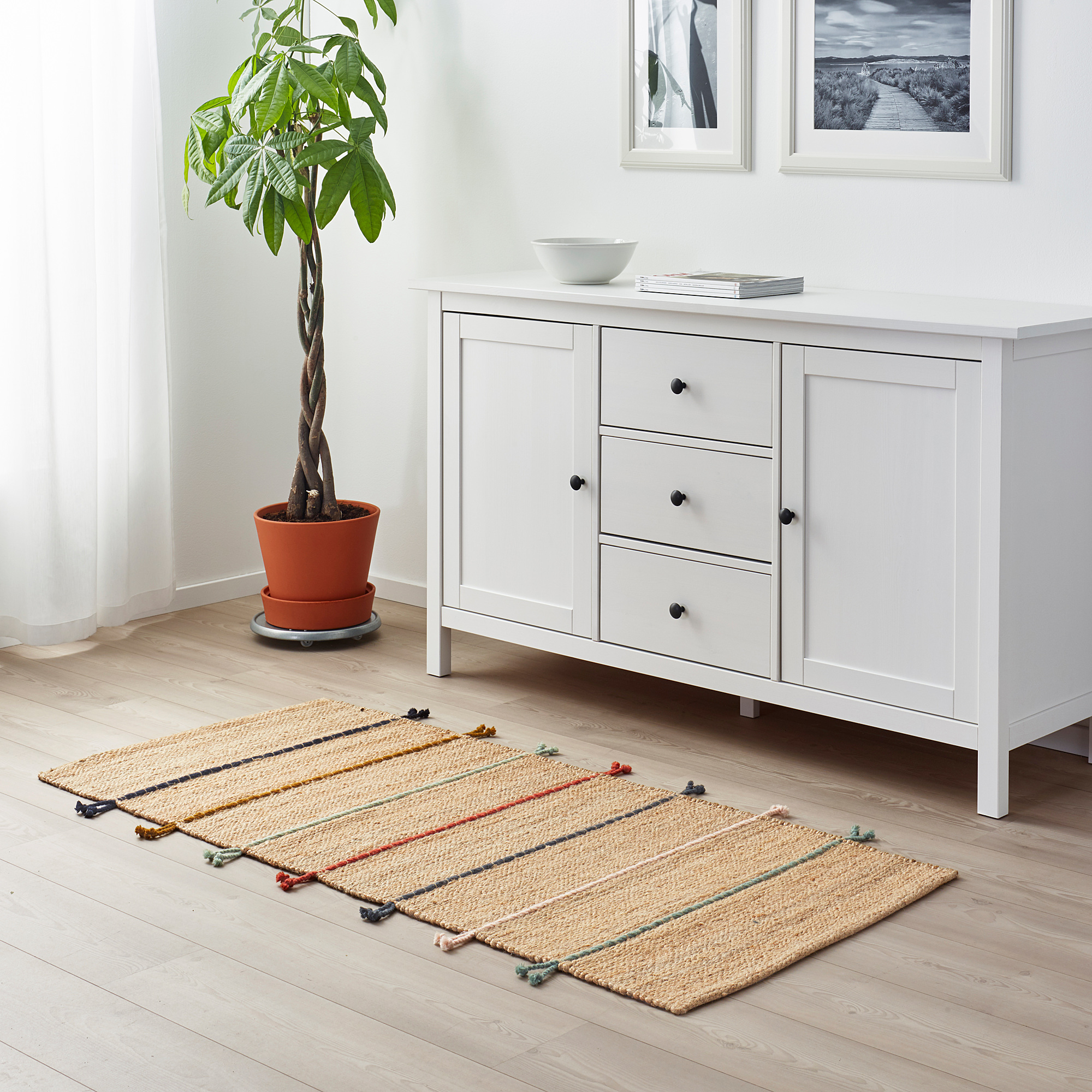 RAKLEV rug, flatwoven