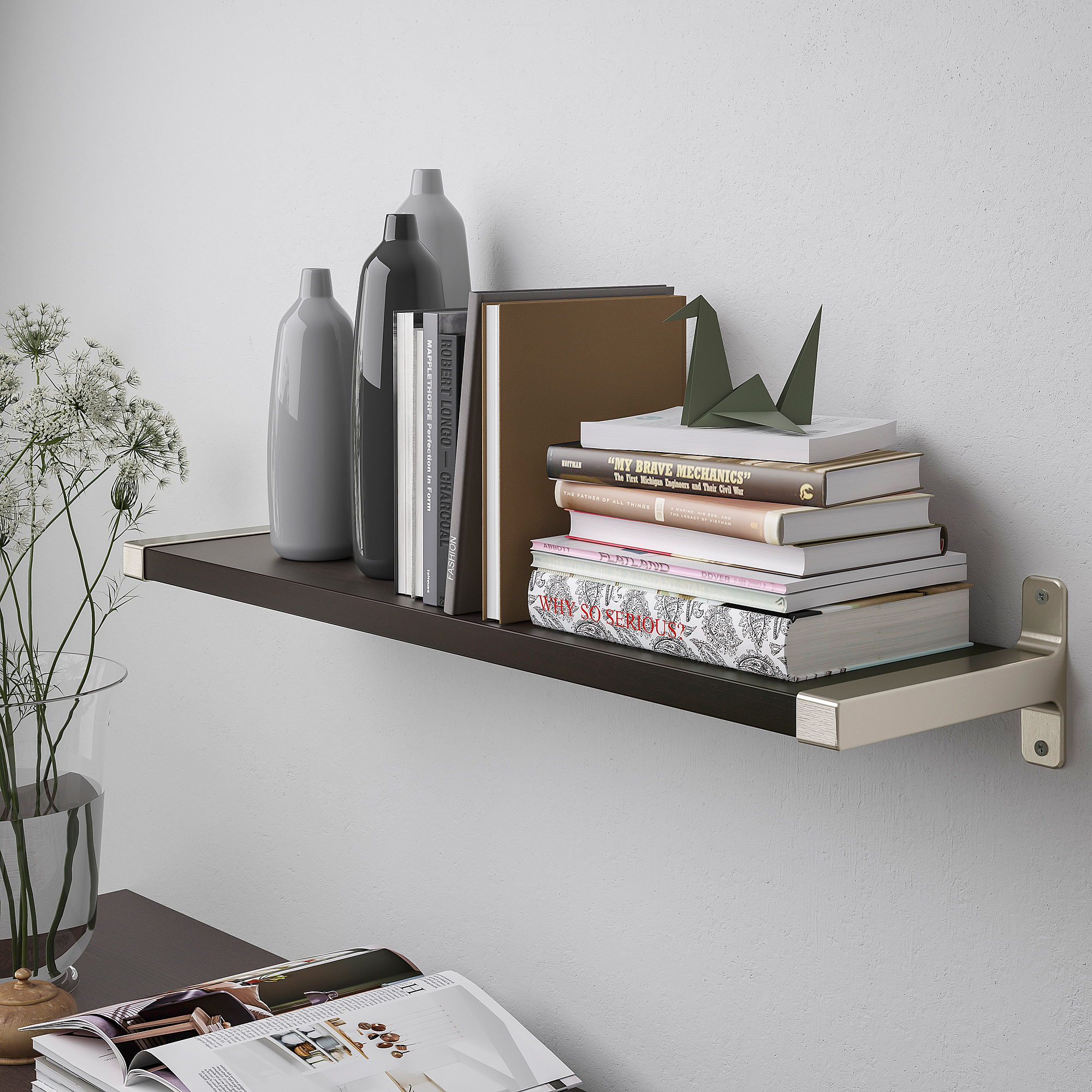 BERGSHULT/GRANHULT wall shelf