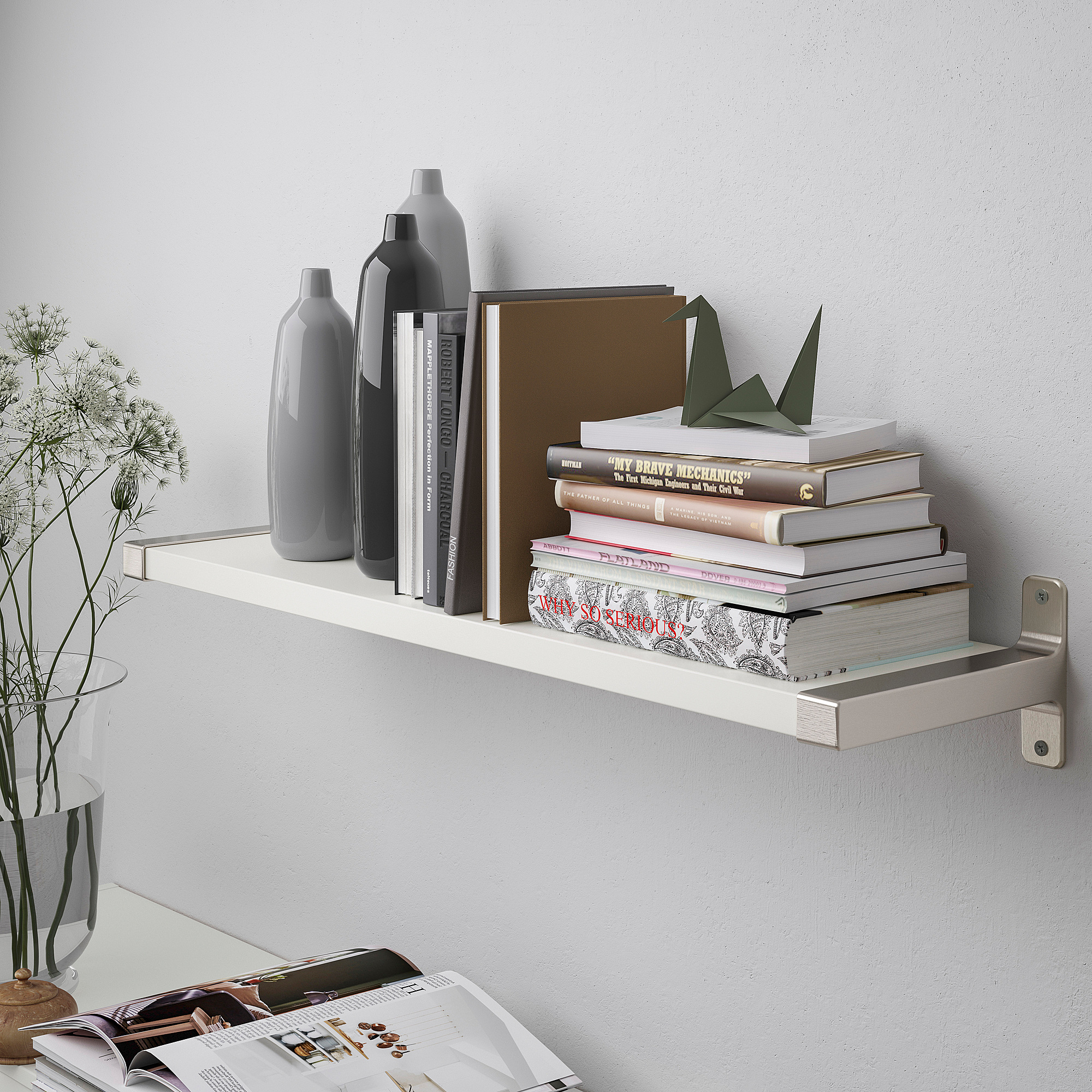 BERGSHULT/GRANHULT wall shelf