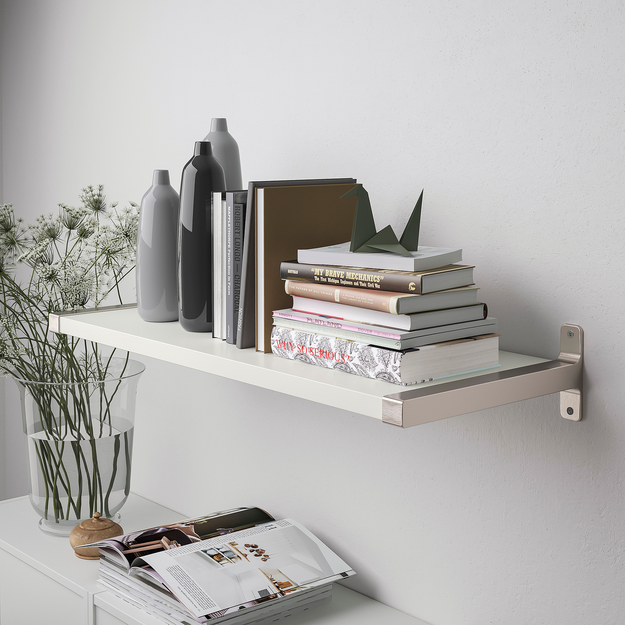 BERGSHULT/GRANHULT wall shelf