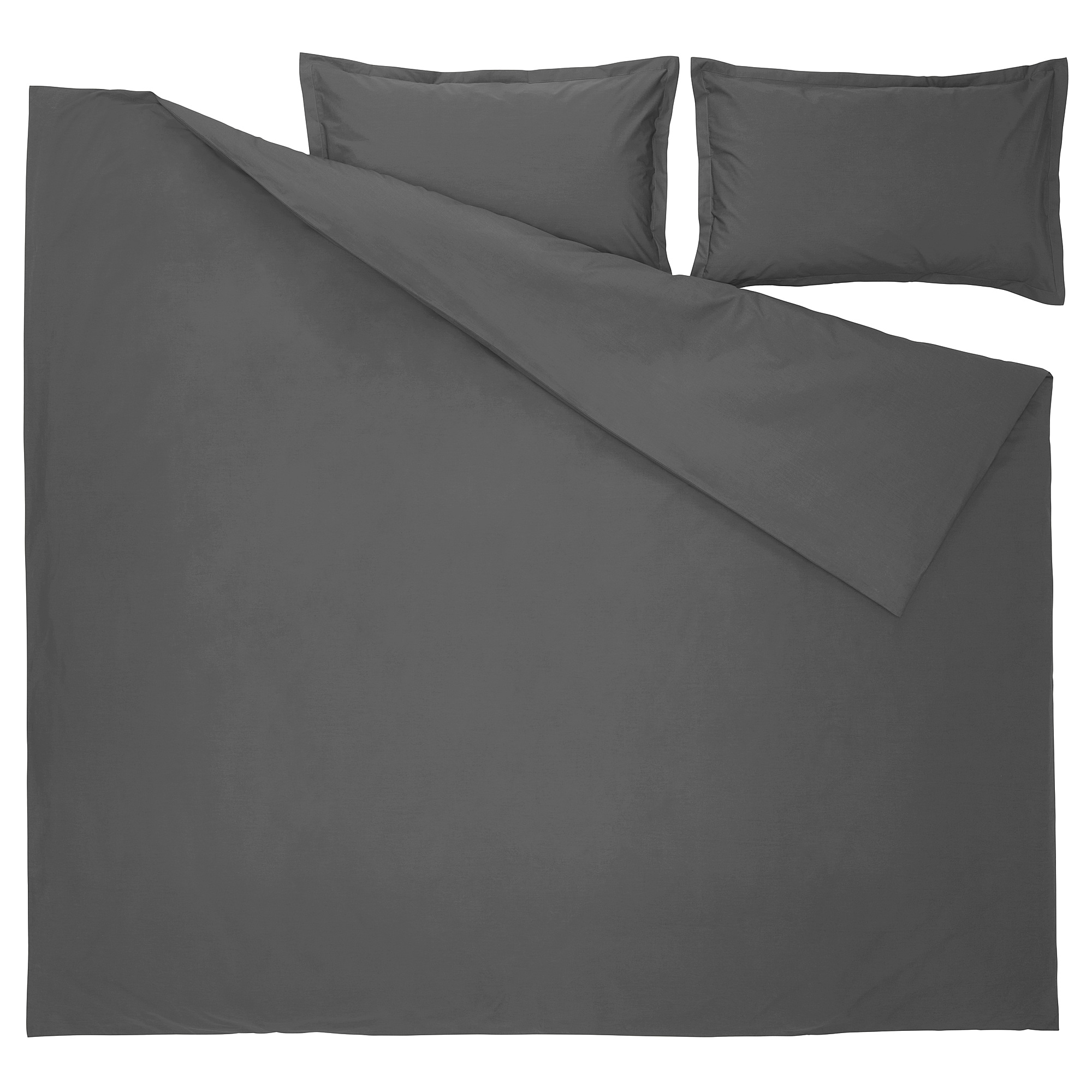 HAMPFLOCKEL duvet cover and 2 pillowcases
