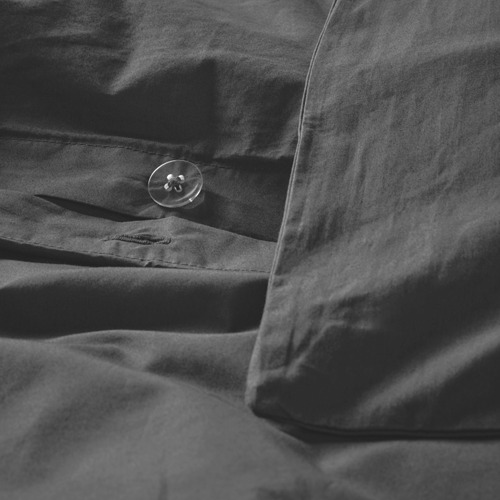 HAMPFLOCKEL duvet cover and 2 pillowcases