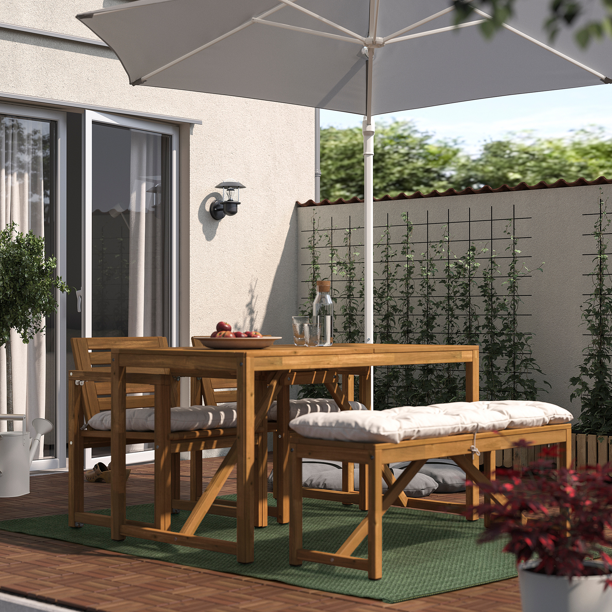 MORUM 平織地毯 室內/戶外用