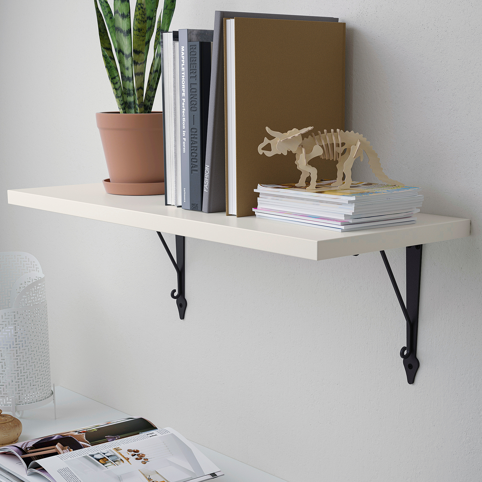 BERGSHULT/KROKSHULT wall shelf