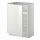 METOD - base cabinet with shelves, white/Ringhult white | IKEA Taiwan Online - PE345181_S1