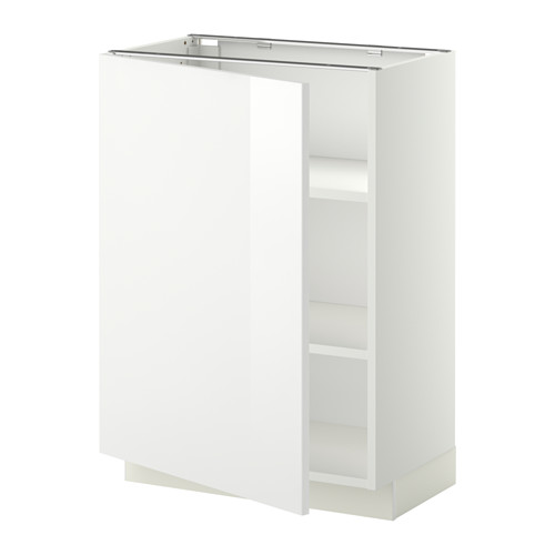 METOD base cabinet with shelves