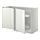 METOD - corner base cab w pull-out fitting, white/Ringhult white | IKEA Taiwan Online - PE345384_S1
