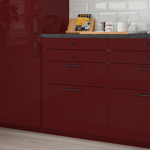 KALLARP - drawer front, high-gloss dark red-brown | IKEA Taiwan Online - PE764772_S4