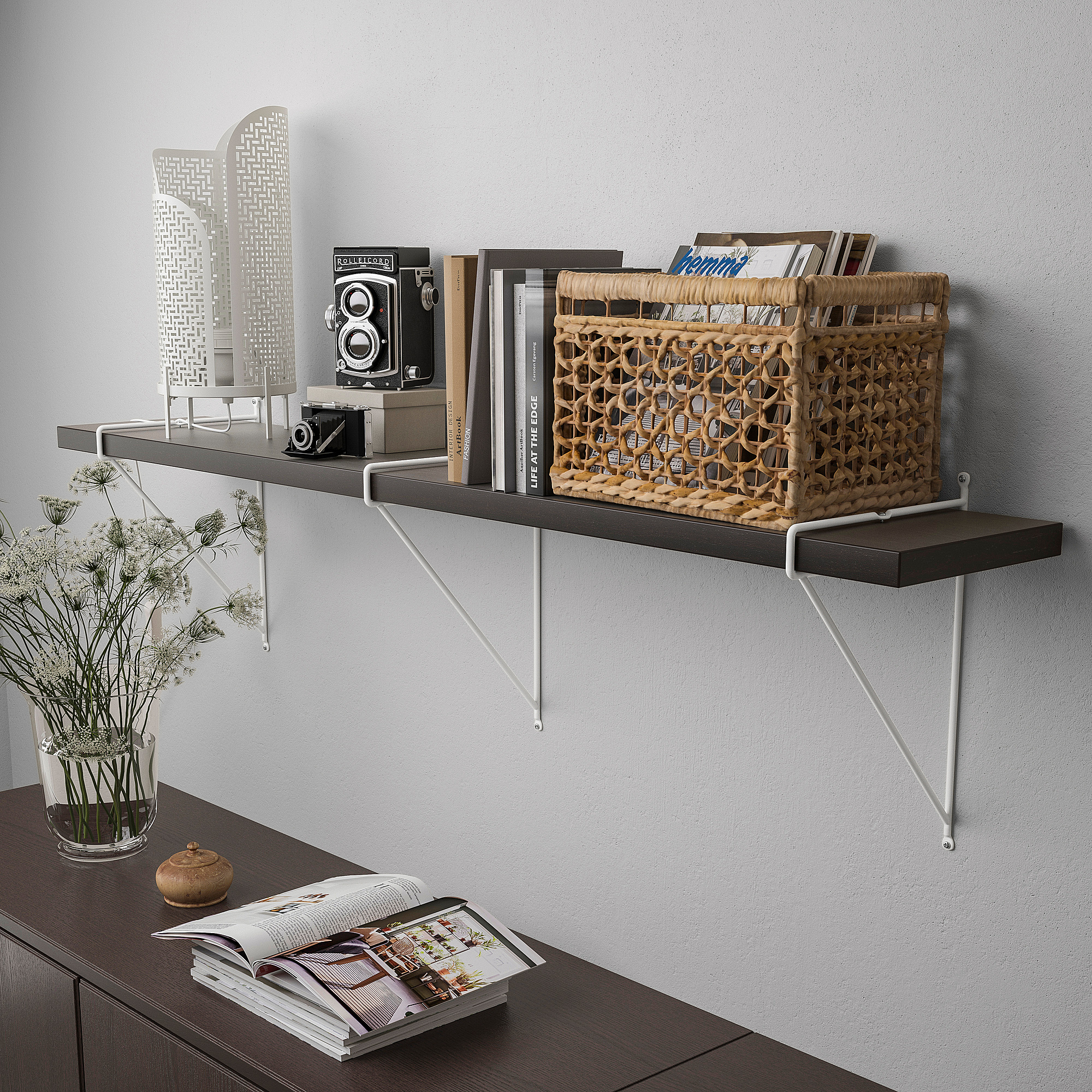 BERGSHULT/PERSHULT wall shelf