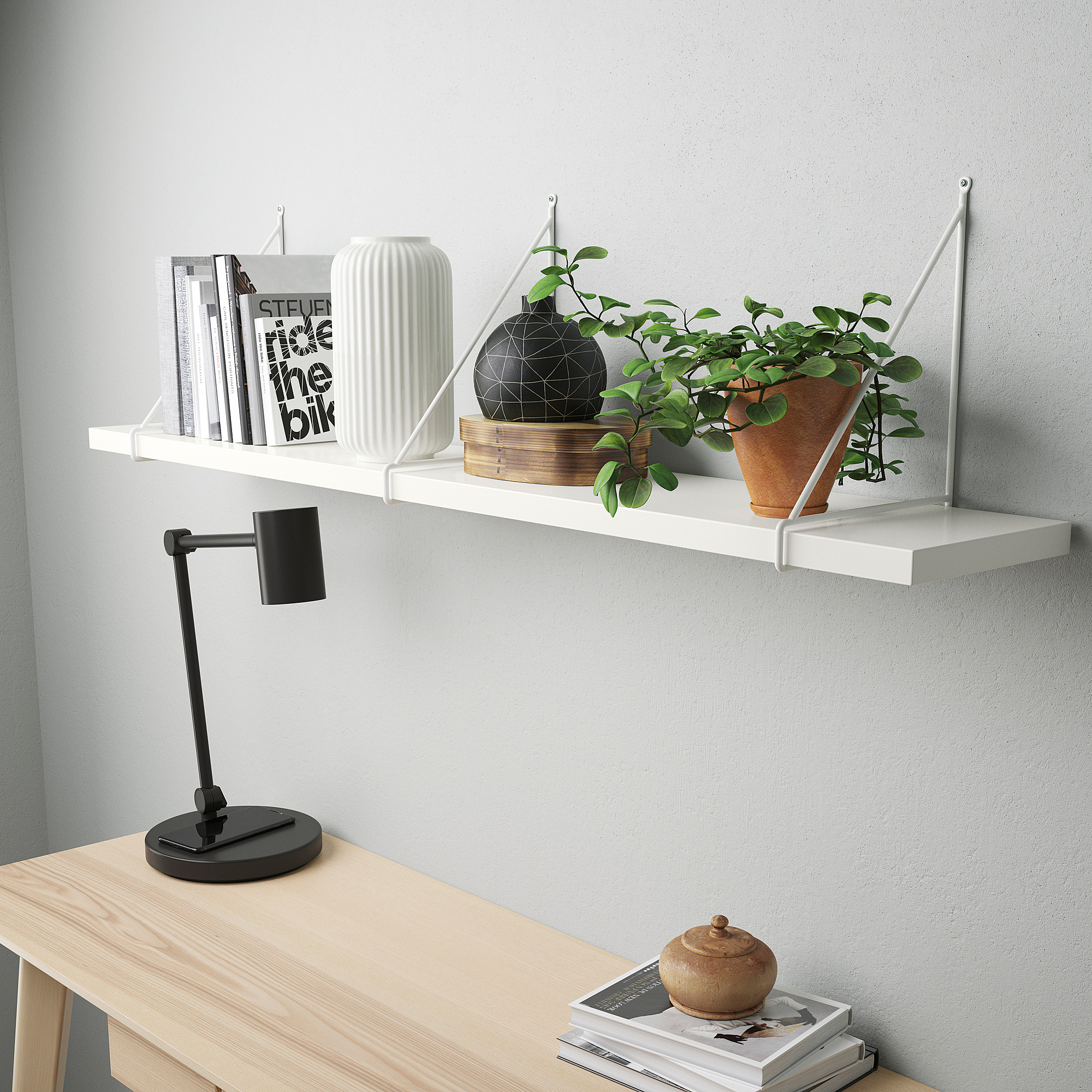 BERGSHULT/PERSHULT wall shelf