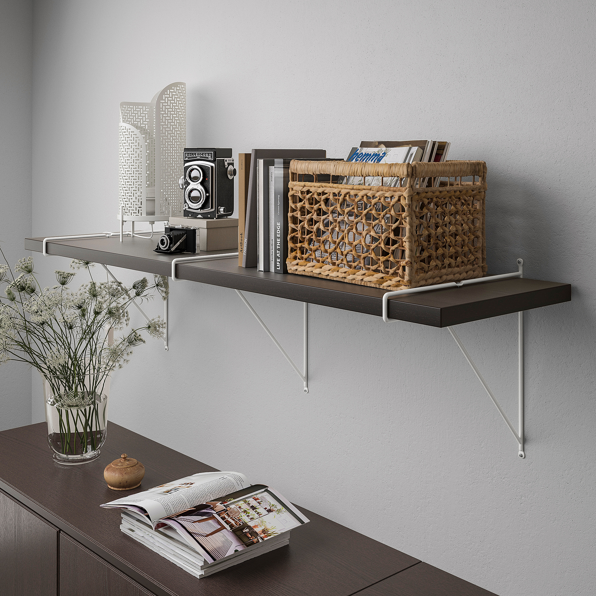 BERGSHULT/PERSHULT wall shelf