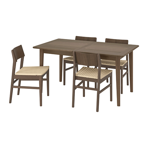 SKANSNÄS/SKANSNÄS - table and 4 chairs, brown beech/brown beech, 150/205 cm | IKEA Taiwan Online - PE935045_S4
