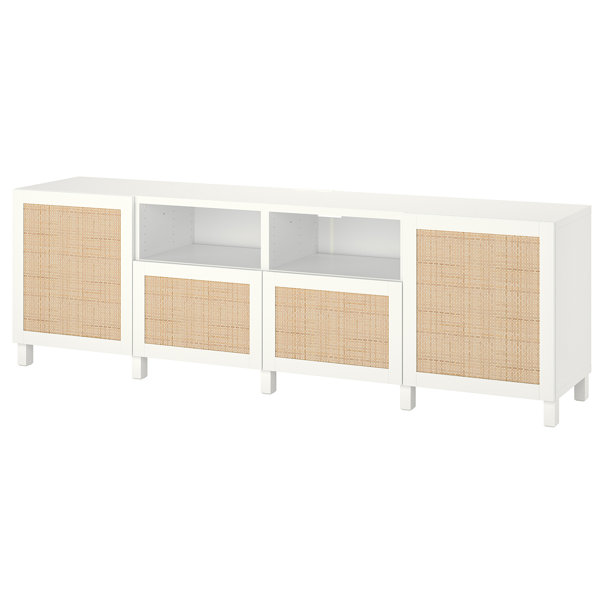 BESTÅ TV bench with doors and drawers