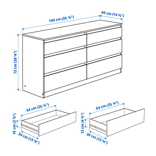 SLATTUM/KULLEN 臥室家具 4件組