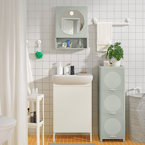 IVÖSJÖN mirror cabinet with 1 door