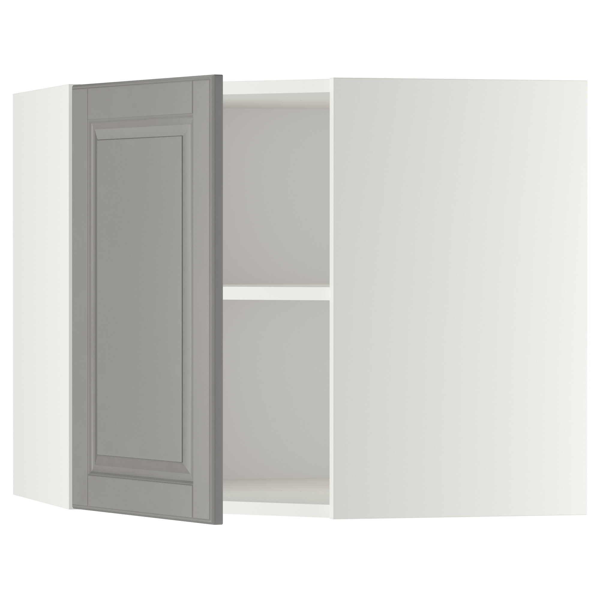 METOD corner wall cabinet with shelves