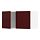 METOD - wall cabinet with 2 doors, white Kallarp/high-gloss dark red-brown | IKEA Taiwan Online - PE764928_S1