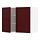 METOD - wall cabinet with shelves/2 doors, white Kallarp/high-gloss dark red-brown | IKEA Taiwan Online - PE764929_S1