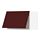 METOD - wall cabinet horizontal, white Kallarp/high-gloss dark red-brown | IKEA Taiwan Online - PE764868_S1