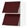 METOD - wall cab horizo 2 doors w push-open, white Kallarp/high-gloss dark red-brown | IKEA Taiwan Online - PE764934_S1