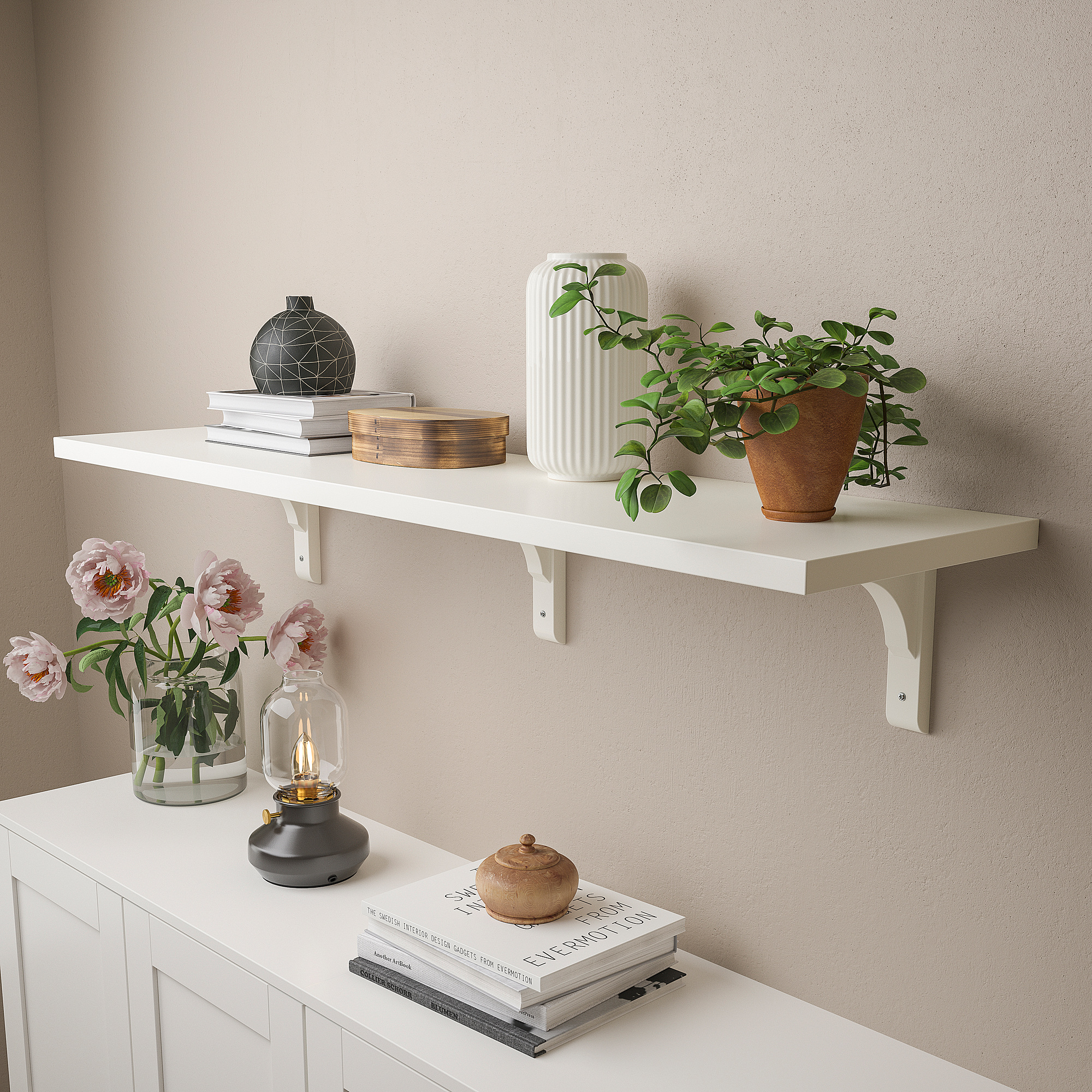 BERGSHULT/RAMSHULT wall shelf