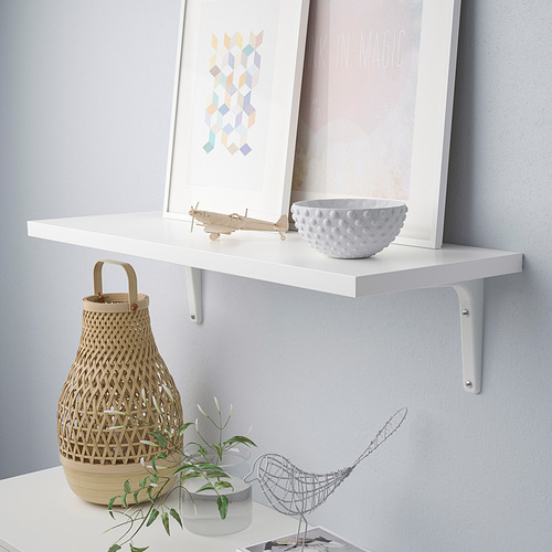 BERGSHULT/TOMTHULT shelf with bracket