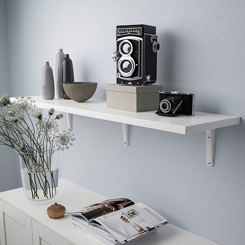 BERGSHULT/TOMTHULT shelf with bracket