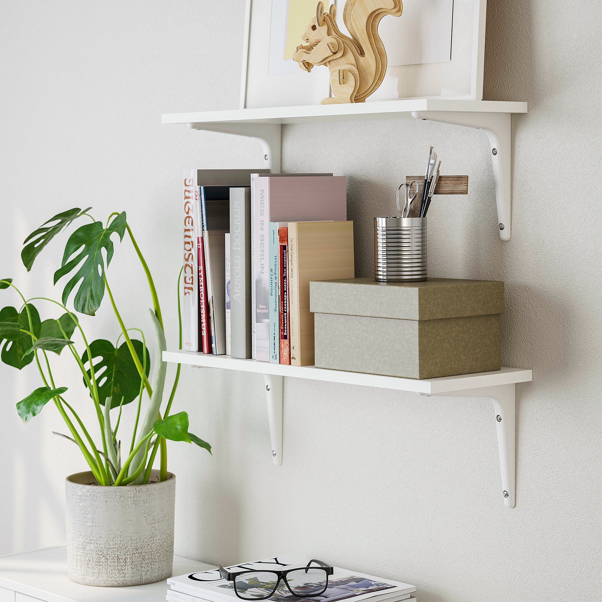 BURHULT/SIBBHULT wall shelf combination