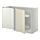 METOD - corner base cab w pull-out fitting, white/Bodbyn off-white | IKEA Taiwan Online - PE345401_S1