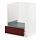 METOD/MAXIMERA - base cabinet for oven with drawer, white Kallarp/high-gloss dark red-brown | IKEA Taiwan Online - PE764827_S1