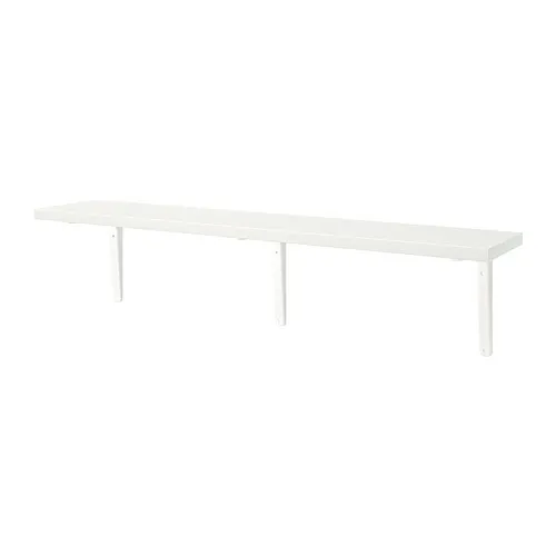 BERGSHULT/TOMTHULT - 層板附支撐架, 白色, 120x20 公分 | IKEA 線上購物 - PE820282_S4