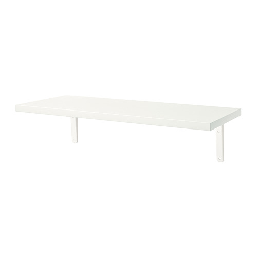 BERGSHULT/TOMTHULT - shelf with bracket, white, 80x30 cm | IKEA Taiwan Online - PE820285_S4