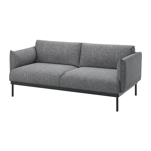 ÄPPLARYD - 2-seat sofa, Lejde grey/black | IKEA Taiwan Online - PE820289_S4