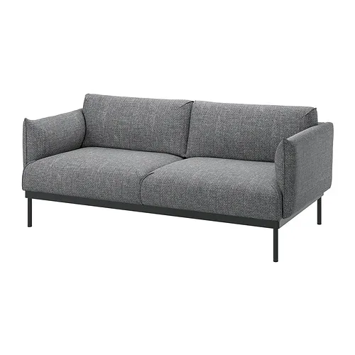 ÄPPLARYD - 雙人座沙發, Lejde 灰色/黑色 | IKEA 線上購物 - PE820289_S4