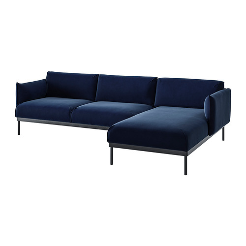 ÄPPLARYD - 三人座沙發附躺椅, Djuparp 深藍色 | IKEA 線上購物 - PE820348_S4