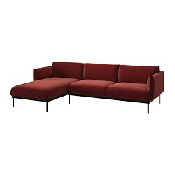 ÄPPLARYD - 3-seat sofa with chaise longue, Lejde grey/black | IKEA Taiwan Online - PE820337_S3