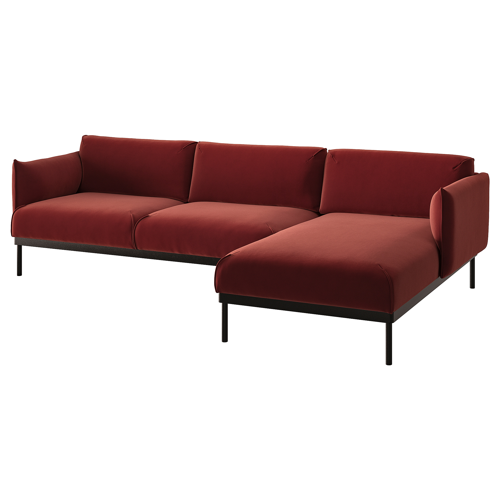 ÄPPLARYD 3-seat sofa with chaise longue