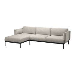 ÄPPLARYD - 三人座沙發附躺椅, Djuparp 紅色/棕色 | IKEA 線上購物 - PE820334_S3