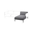 ÄPPLARYD - chaise longue section, Lejde grey/black | IKEA Taiwan Online - PE820368_S2 