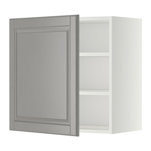 METOD wall cabinet with shelves