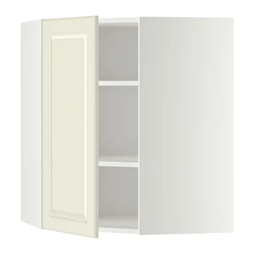 METOD - 轉角壁櫃附層板, 白色/Bodbyn 淺乳白色, 68x37x80 公分 | IKEA 線上購物 - PE345953_S4